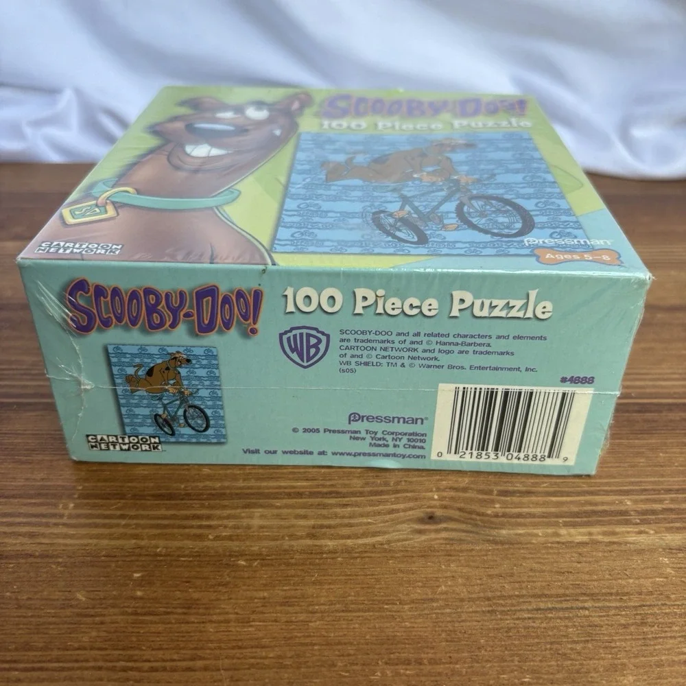 2005 Scooby-Doo 100 Piece Puzzle Pressman Sealed Cartoon Network Ages 5-8